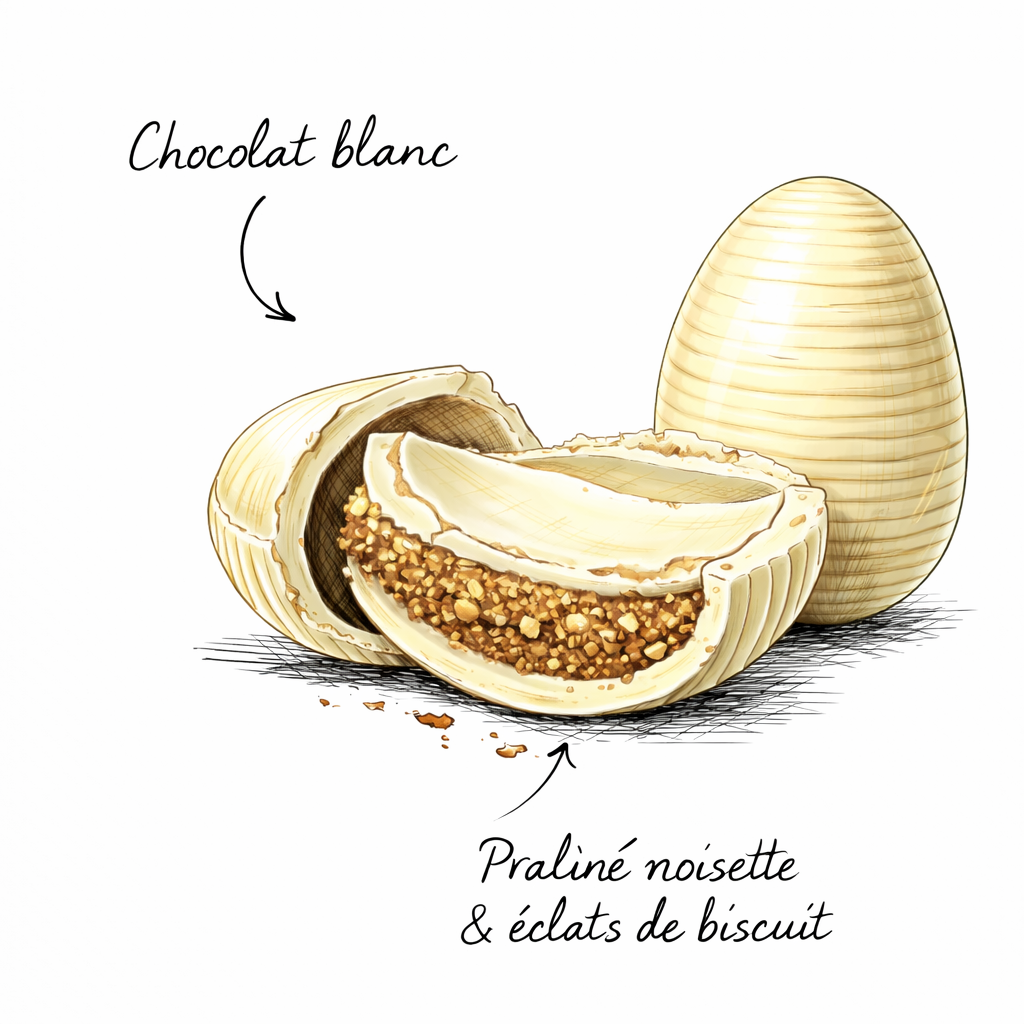 Craq' Noisette (Blanc)