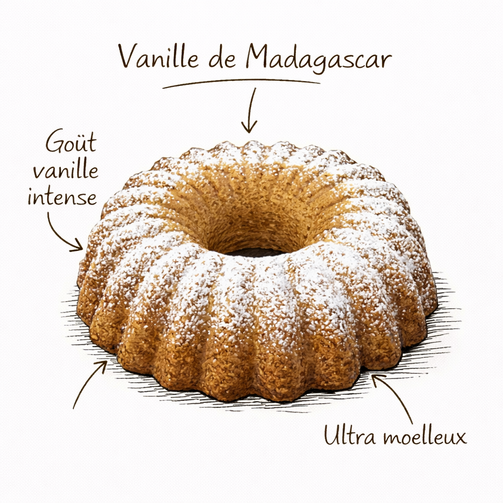 Le Cake "Cap Vanille"